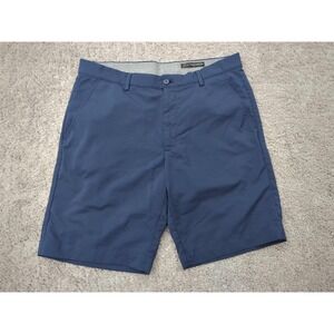 Greg Norman Chino Shorts Mens 34 Blue Inseam: 10"‎ Golf Preppy Casual